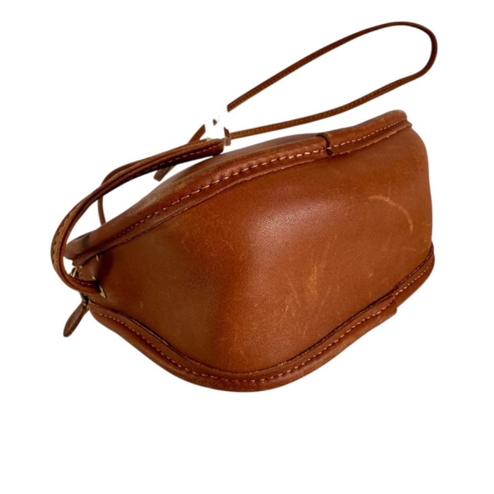 Genuine COACH Genuine Tan Leather Mini Crossbody Bag - Picture 5 of 10